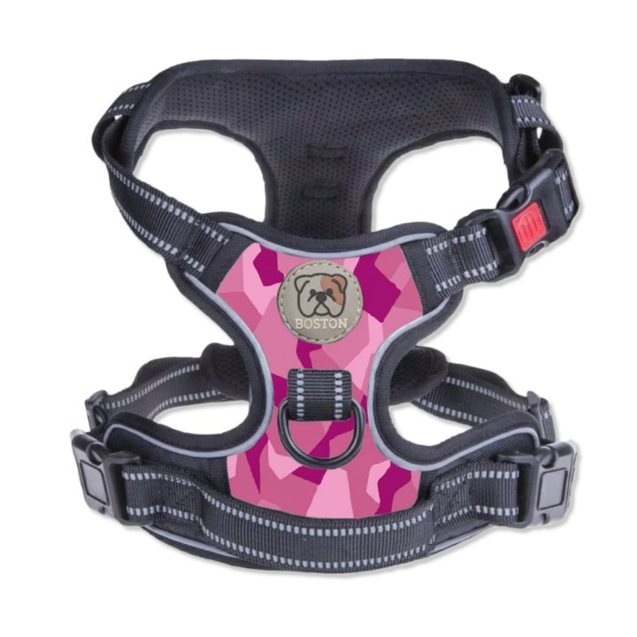 Boston Anti-Pull Dog Harness 2.0 - Pink