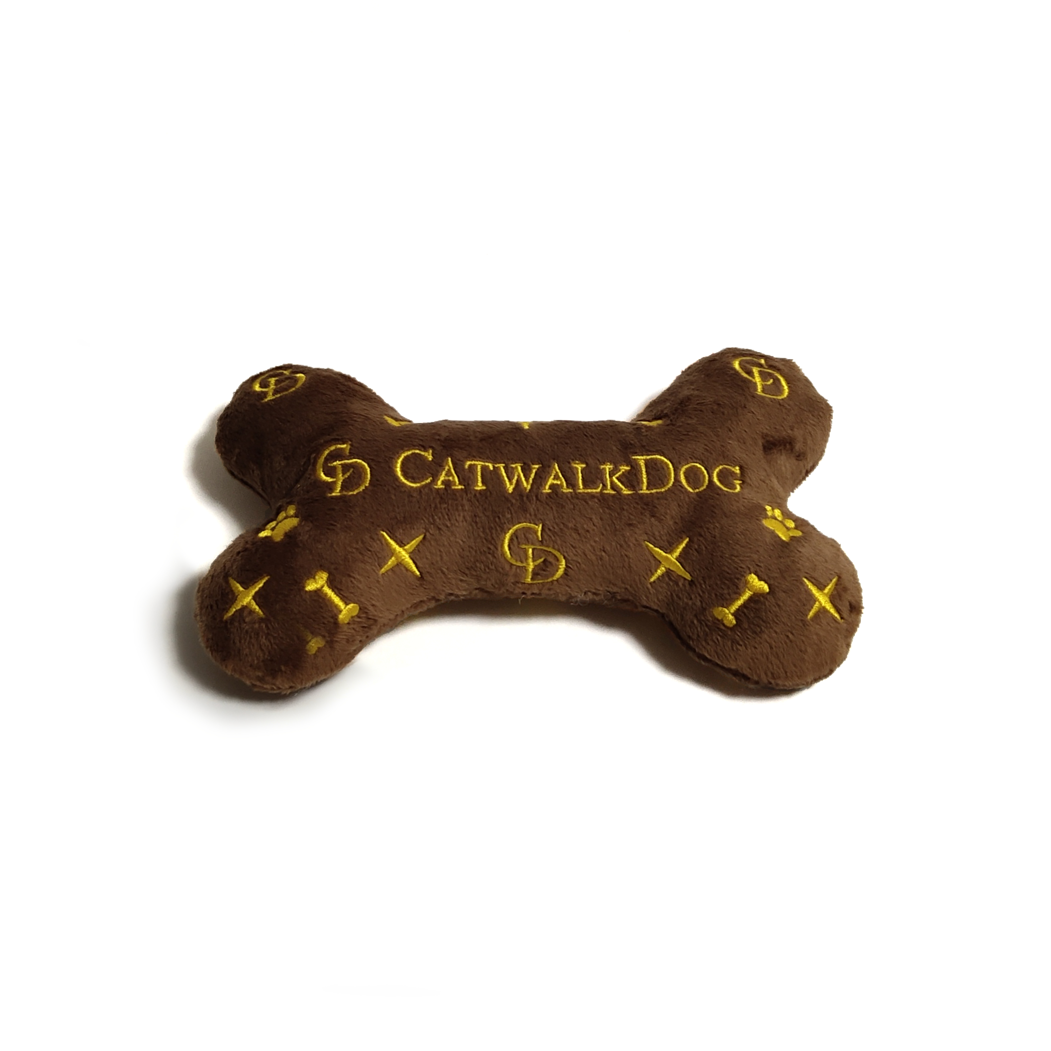 CatwalkDog Chewy Louis Bone Parody Plush Dog Toy