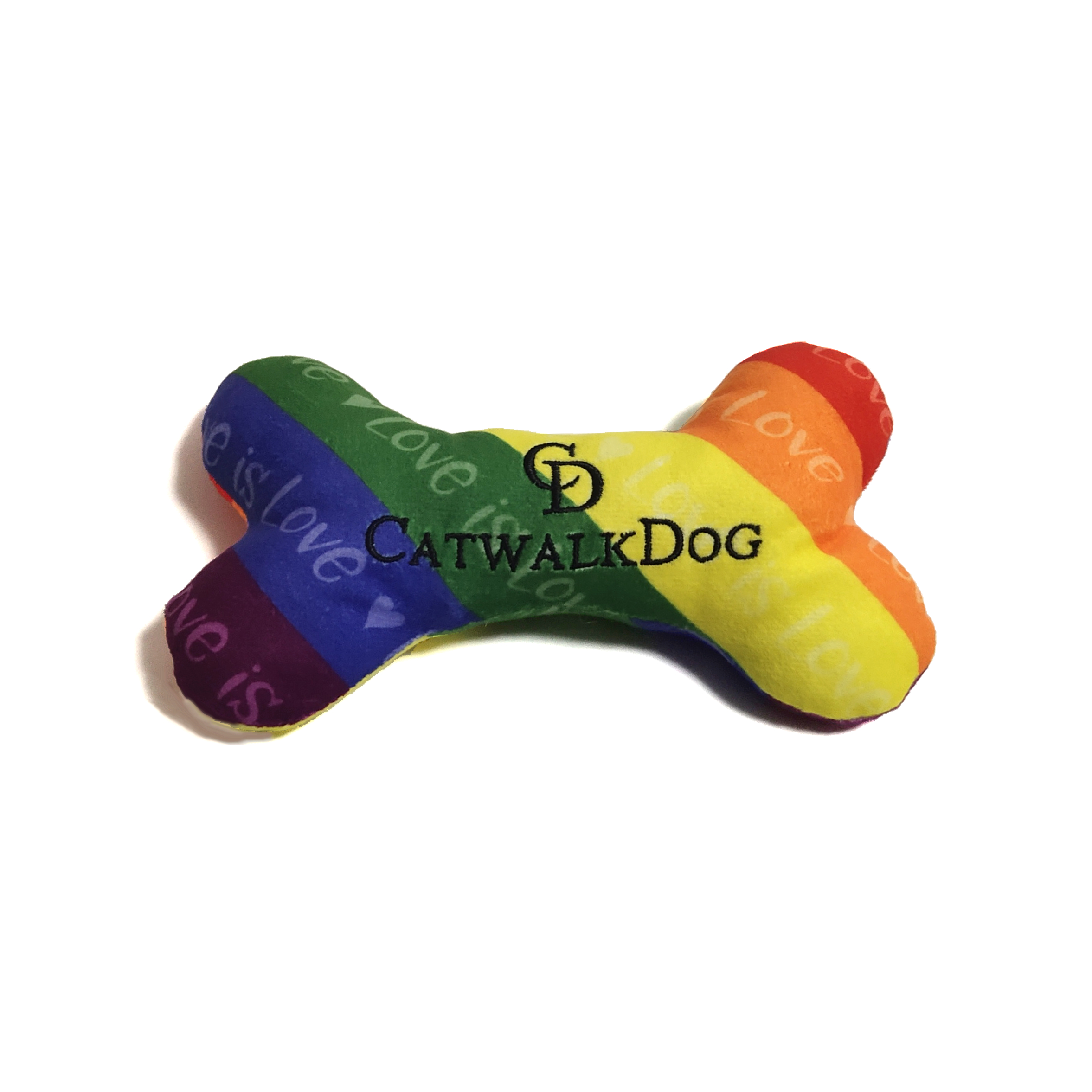 CatwalkDog Love is Love Plush Dog Toy